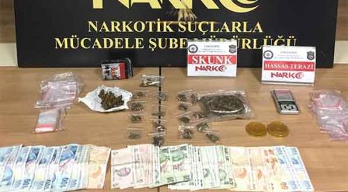 Eskişehir'de uyuşturucu operasyonu: 9 gözaltı