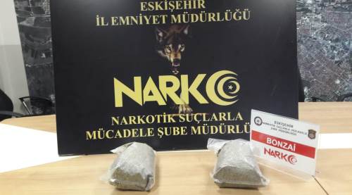 Eskişehir'de uyuşturucu sevkiyatına 'Narkotik' engeli