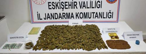 Eskişehir’de uyuşturucuya jandarma darbesi!