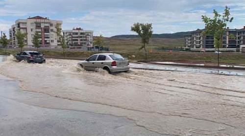 Eskişehir’de yağmur yağdı, bu görüntüler ortaya çıktı!