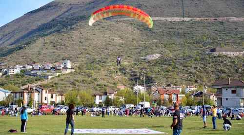 Eskişehir'de yamaç paraşütü heyecanı