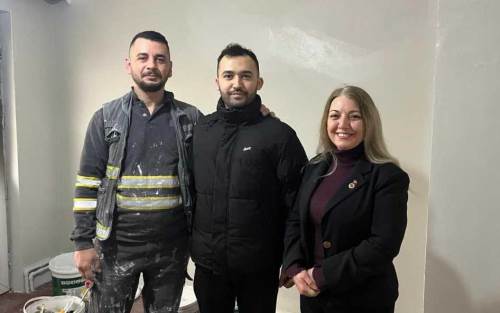 Eskişehir’de yangın mağduru aileye yardımlar yağdı