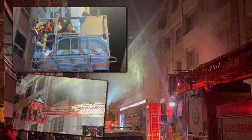 Eskişehir'de yangın tüplere sıçradı, mahalle savaş alanına döndü