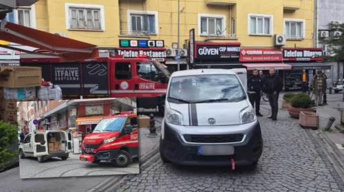 Eskişehir’de yasak dinlemeyenler ihbara giden itfaiyenin önünü kestiler!