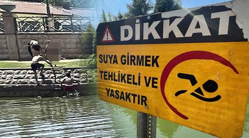 Eskişehir'de yasak dinlemiyorlar! Tehlikeli görüntü...