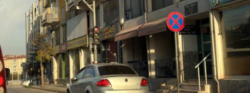 Eskişehir’de yasak levhasının altında kural ihlali!