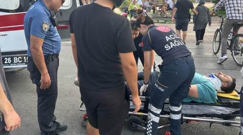 Eskişehir'de yaya yolunda kaza! 