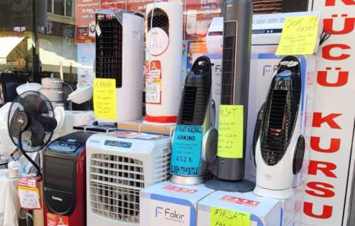 Eskişehir'de yaz sıcakları, vantilatör ve klima satışlarını uçurdu