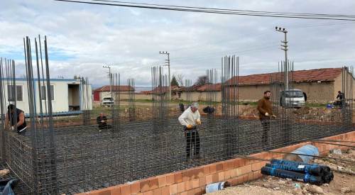 Eskişehir'de yeni aile sağlığı merkezinin inşaatı devam ediyor