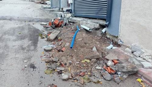 Eskişehir'de yeni bina çevresinde ihmaller tepki topladı