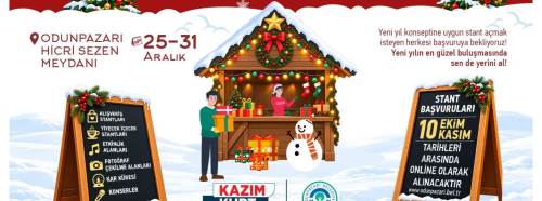 Eskişehir'de Yeni Yıl Pazarı için stant başvuruları sürüyor: İşte fiyatlar