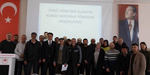 Eskişehir'de yetiştiricilere sertifikaları verildi