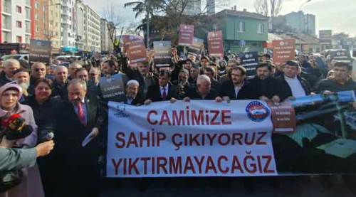 Eskişehir'de yıkım protestosu