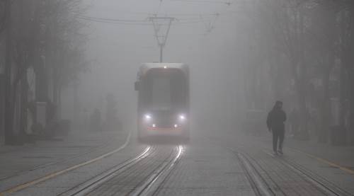Eskişehir'de yoğun sis kartpostallık görüntüler oluşturdu!