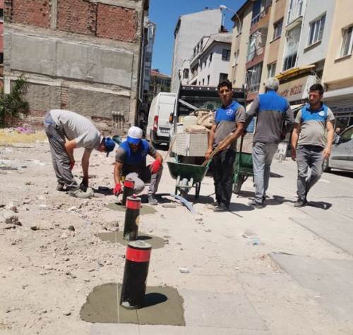 Eskişehir'de yoğun üst yapı çalışması yapılıyor