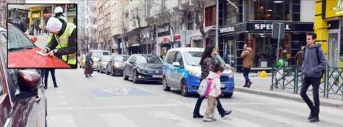 Eskişehir'de yol vermeyene ceza yağmuru!