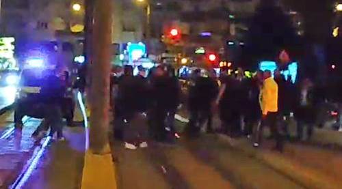 Eskişehir'de yola döküldüler ! Kavgaya biber gazıyla... 