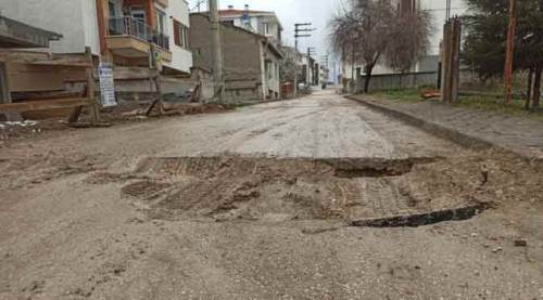 Eskişehir'de yolun ortasında "pes" dedirten görüntü
