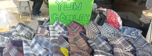 Eskişehir'de yün gömlekler tezgâhlarda yerini aldı