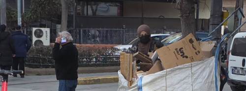 Eskişehir’de yürek burkan manzara