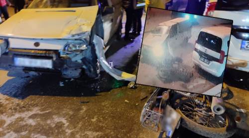 Eskişehir'de yürek yakan kaza kamerada : 2 küçük çocuk...