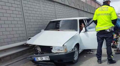 Eskişehir'de yürekleri ağızlara getiren kaza