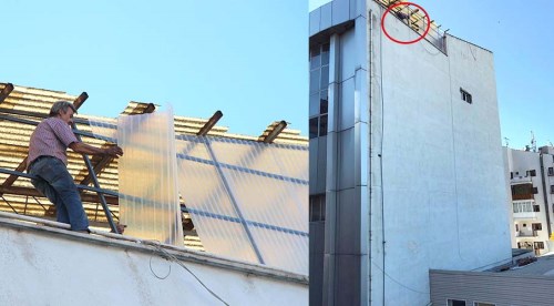 Eskişehir'de yürekleri ağza getiren manzara!