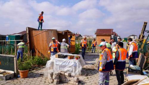 Eskişehir'de zarar gören kulübelerin tadilatı yapılıyor