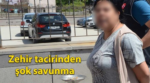 Eskişehir'de zehir tacirinden şok savunma