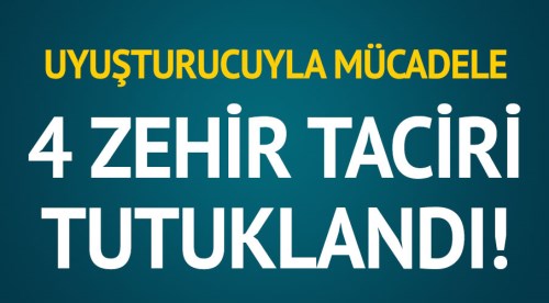 Eskişehir'de zehir tacirleri tutuklandı