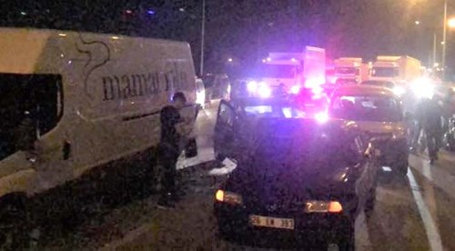 Eskişehir'de zincirleme kaza: 4 yaralı