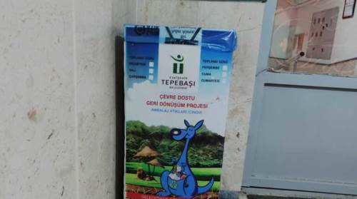 Eskişehir'deki apartmanlarda "geri dönüşüm" devri!