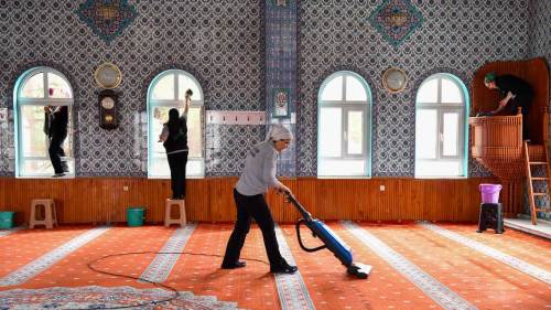 Eskişehir'deki cami ve mescitlerde büyük temizlik