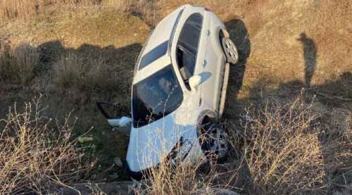 Eskişehir'deki cip sürücüsü ölümden kıl payı kurtuldu