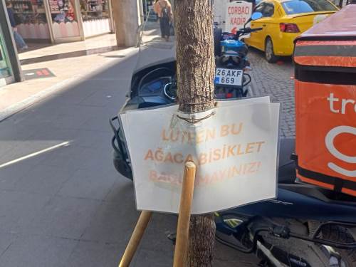 Eskişehir'deki esnaf o sorun için ilginç bir önlem aldı