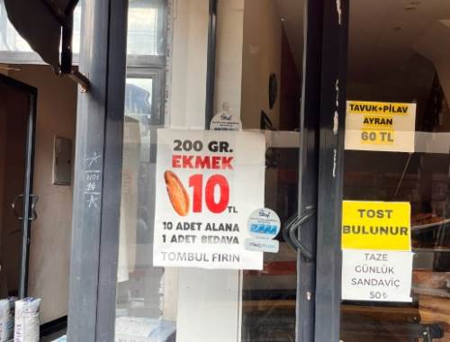 Eskişehir’deki fırıncıdan dikkat çeken kampanya 