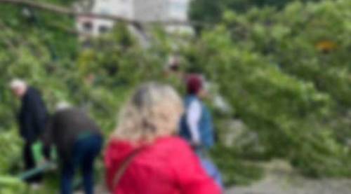 Eskişehir'deki fırtınada faciadan dönüldü