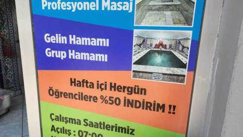 Eskişehir’deki hamamlardan öğrencilere yüzde 50 indirim!