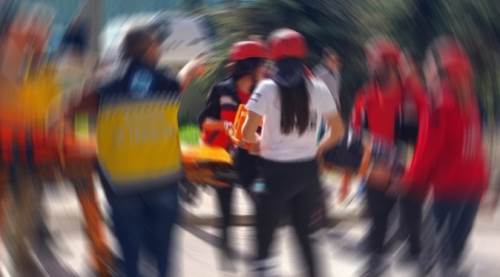 Eskişehir'deki hastanede hareketli anlar