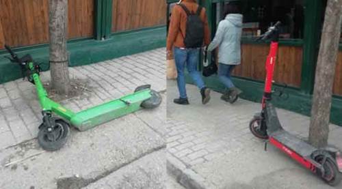 Eskişehir'deki kaldırımları işgal sürüyor