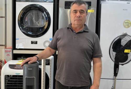 Eskişehir'deki kavurucu sıcaklar vantilatör ve soğutucu satışlarını hızlandırdı
