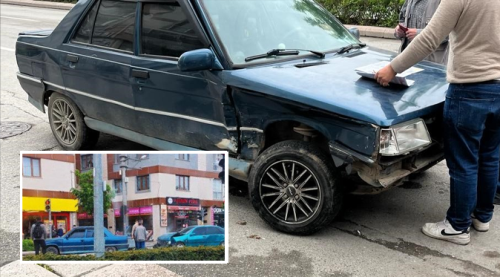 Eskişehir'deki kaza kameraya yansıdı!