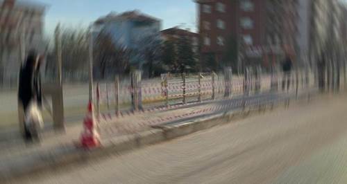 Eskişehir'deki kaza sonrası tramvay durağının son hali!