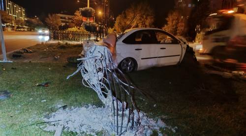 Eskişehir'deki kazanın şiddetini bu fotoğraf gösteriyor!