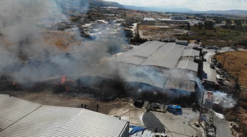 Eskişehir’deki korkutan yangın kontrol altına alındı