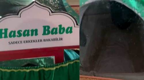 Eskişehir'deki mezarın bozulmadığı iddia ediliyordu: İşte Hasan Baba mezarının içi