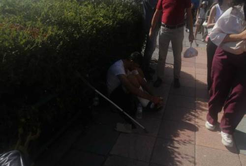 Eskişehir’deki o dilenci aynı noktada 3. kez ceza aldı