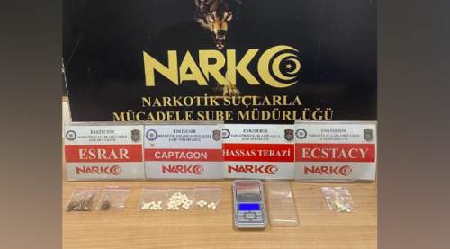 Eskişehir'deki operasyonda zehir tacirleri yakalandı!