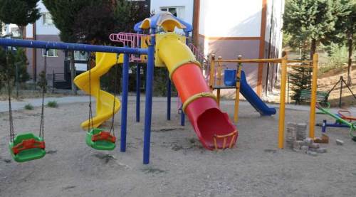 Eskişehir'deki parkta ilginç görüntü: Kim bunu oraya koydu?