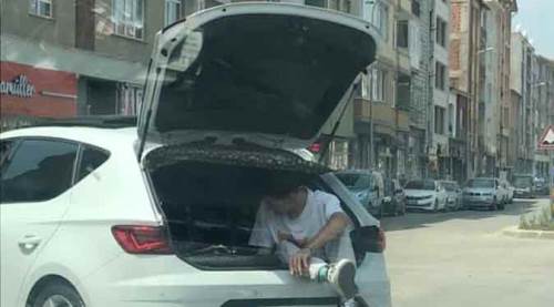 Eskişehir'deki tehlikeli yolculuk cezasız kalmadı!